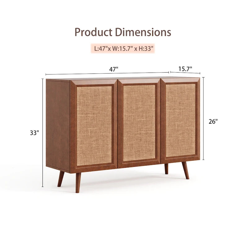 Meuble TV d'entrée console buffet de ferme