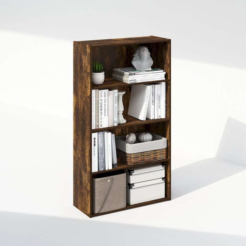 Étagère ouverte simple, Bibliothèques, 4 niveaux