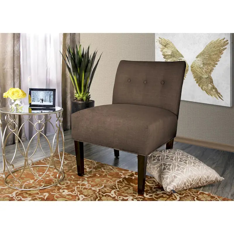 Fauteuil d'appoint capitonné « Brownstone »