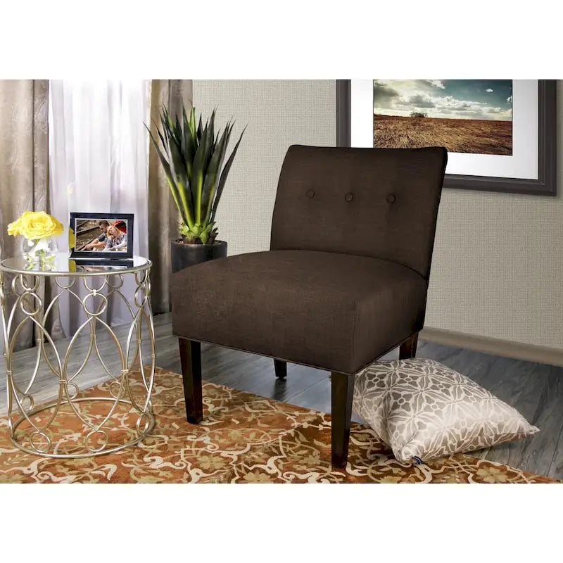 Fauteuil d'appoint capitonné « Brownstone »