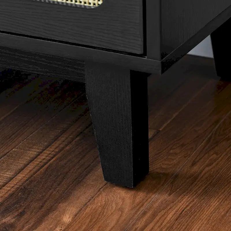 Commode antique en bois à six tiroirs pour chambre, meuble TV ou rangement de salon