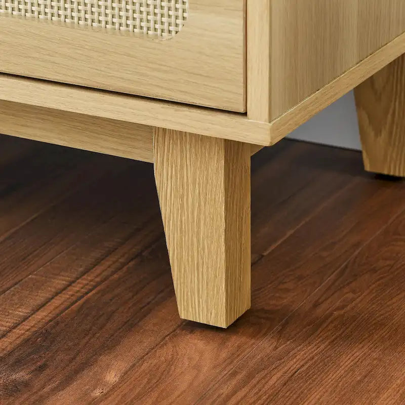 Commode antique en bois à six tiroirs pour chambre, meuble TV ou rangement de salon