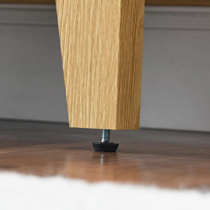 Commode antique en bois à six tiroirs pour chambre, meuble TV ou rangement de salon