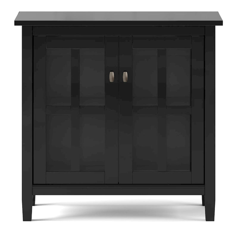 Bahut bas de rangement de style transitoire en BOIS MASSIF de 81 cm de large - 81 larg. x 36 prof. x 79 haut. (cm)