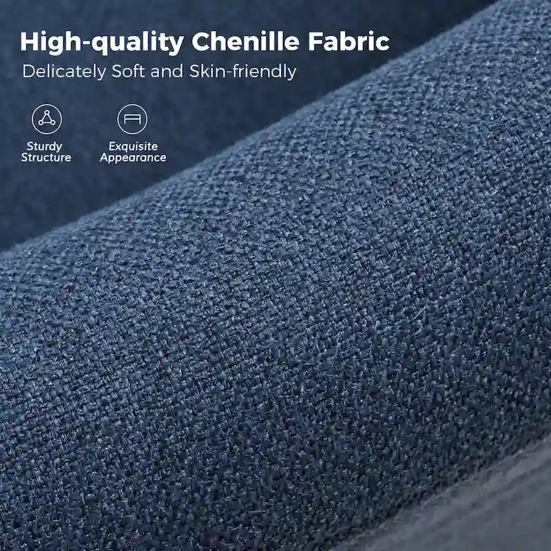 Fauteuil pivotant à 360 degrés avec housse amovible