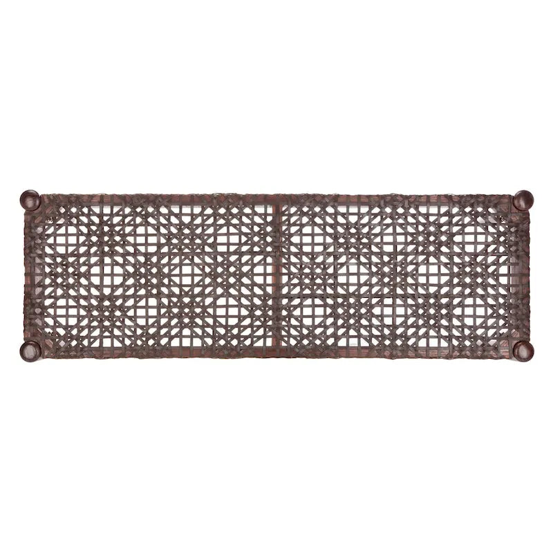 Banc en cuir – 47 L x 16 P x 19 H – 47Lx16Px19H