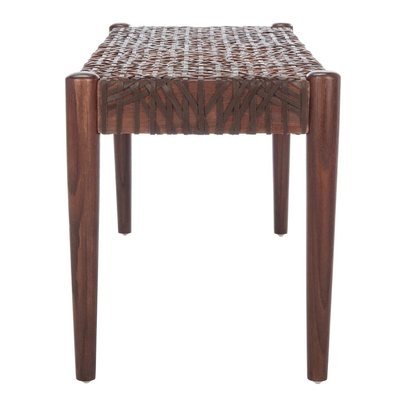 Banc en cuir – 47 L x 16 P x 19 H – 47Lx16Px19H
