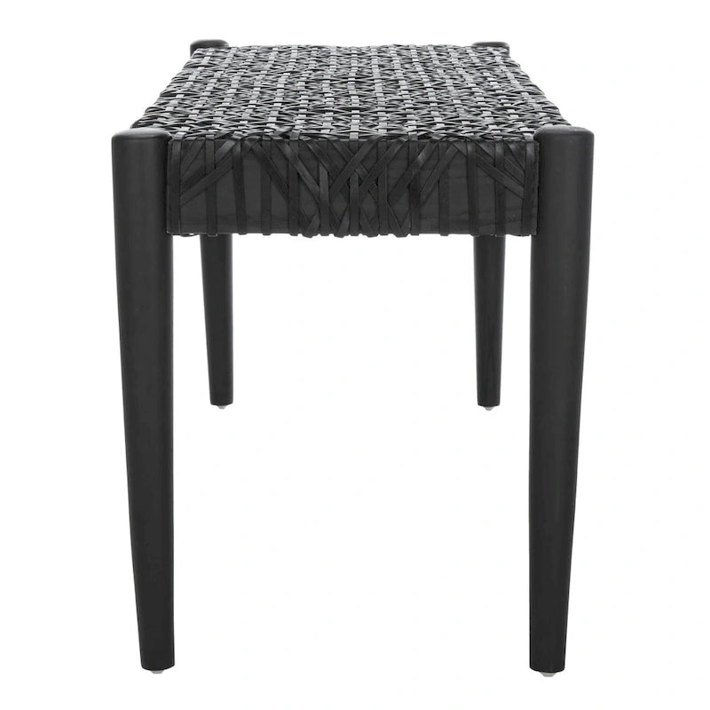 Banc en cuir – 47 L x 16 P x 19 H – 47Lx16Px19H