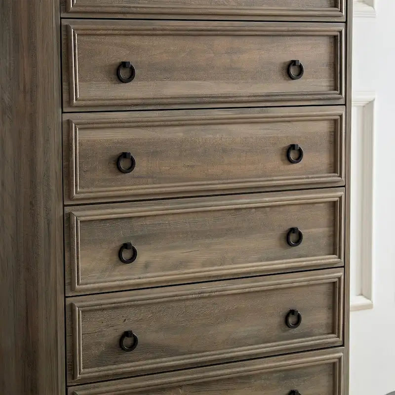 Commode armoire haute 6 tiroirs au design moderne