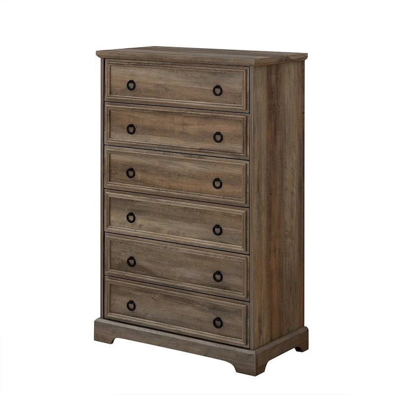 Commode armoire haute 6 tiroirs au design moderne