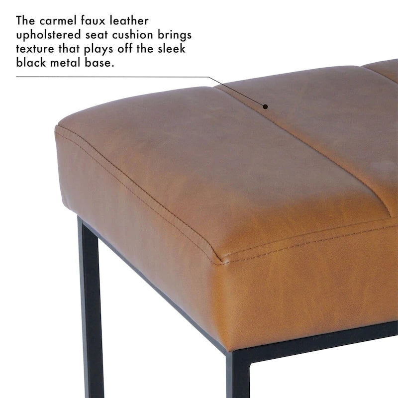 Banc de style industriel