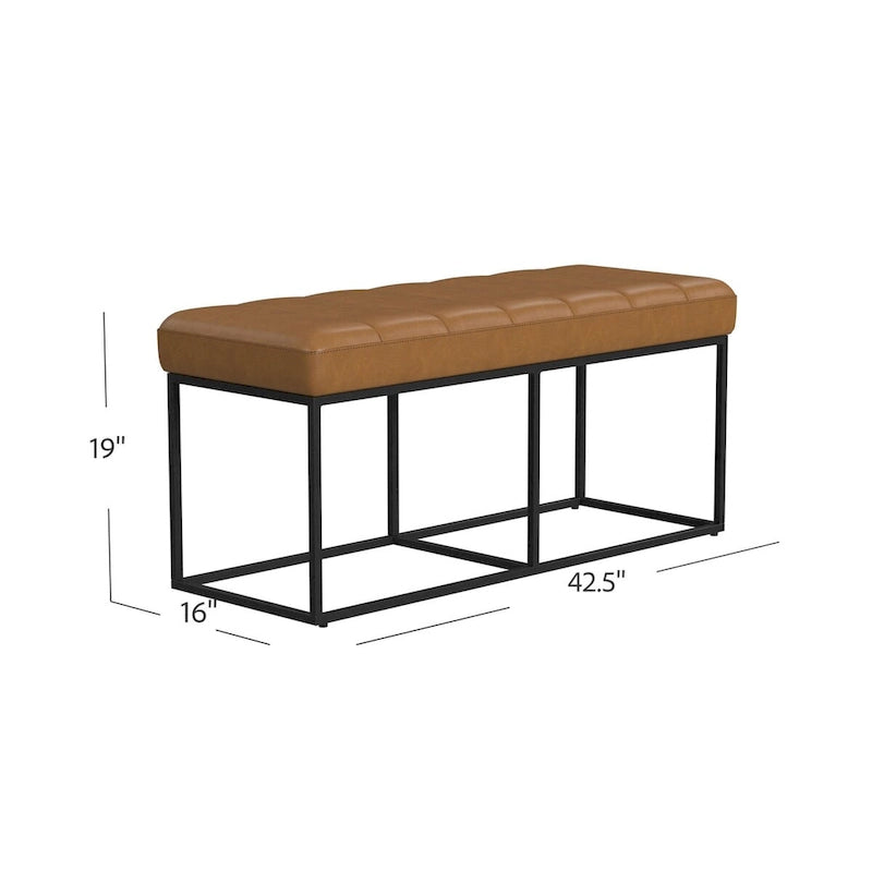Banc de style industriel
