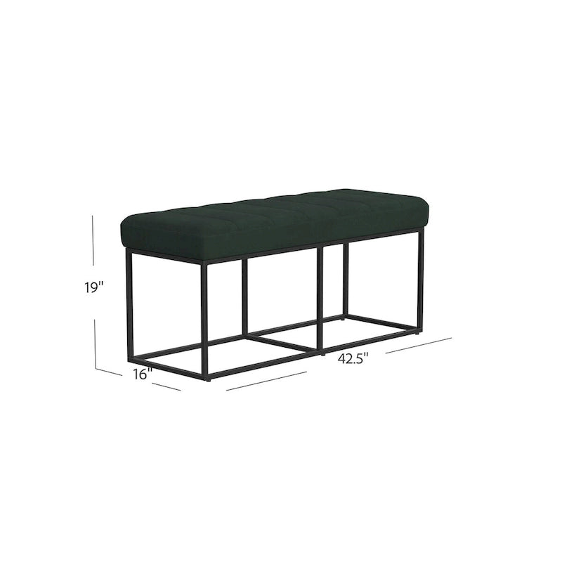 Banc de style industriel