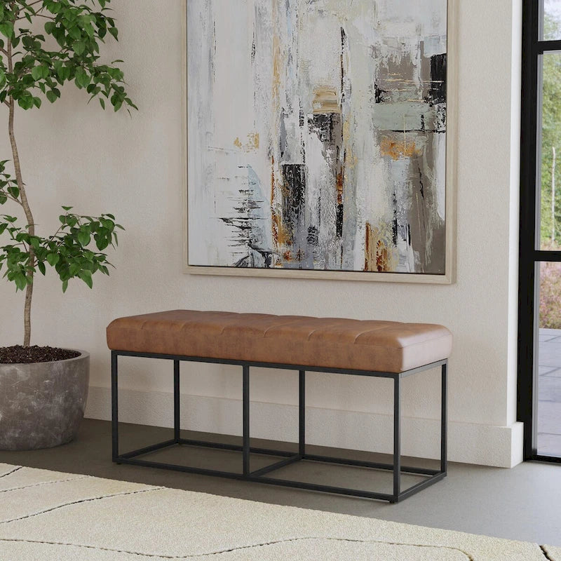 Banc de style industriel