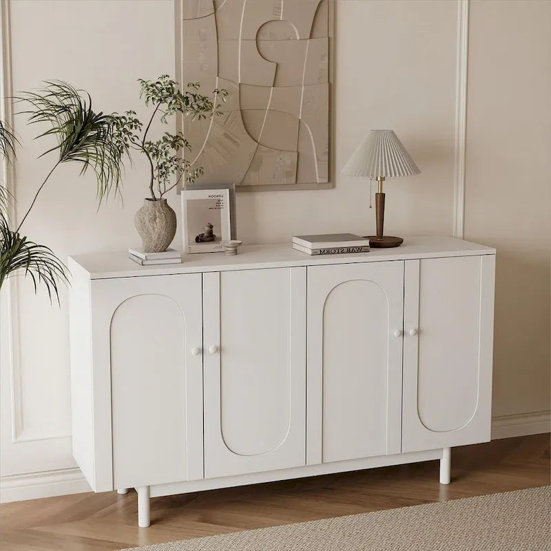 Bahut/buffet de rangement 4 portes Intaglio