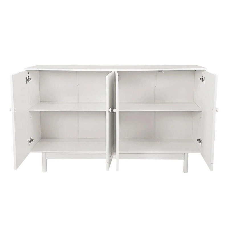 Bahut/buffet de rangement 4 portes Intaglio
