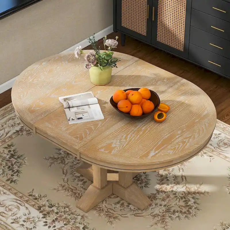 Table à manger extensible ovale