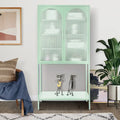 Rangement en verre vers le bas