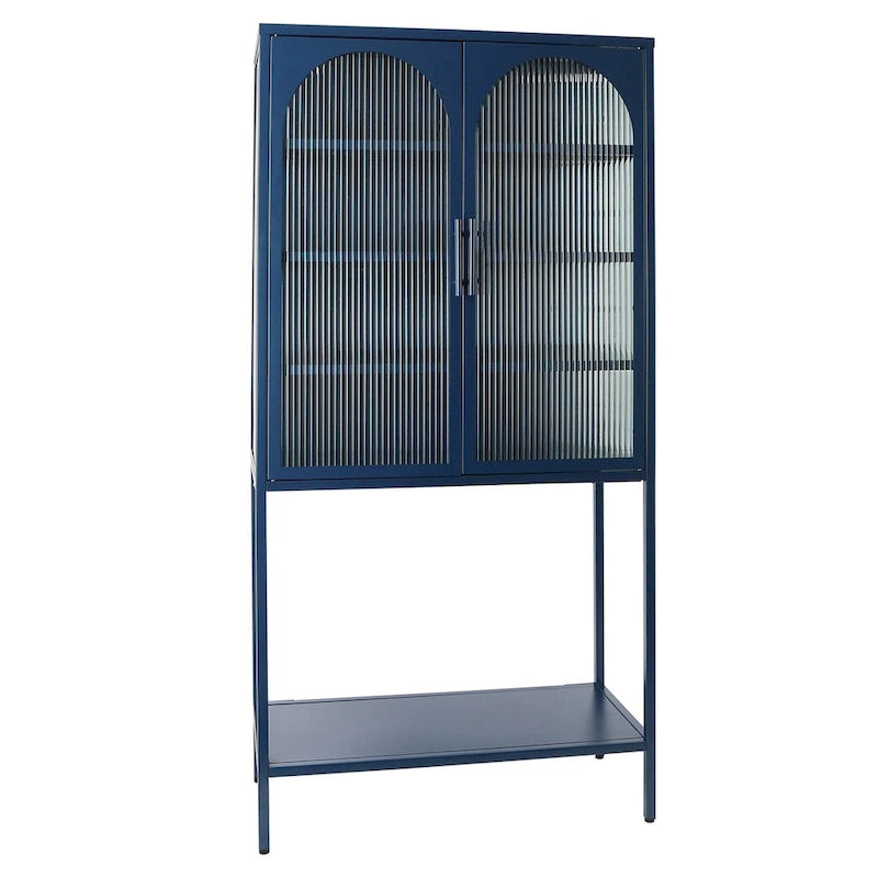 Rangement en verre vers le bas