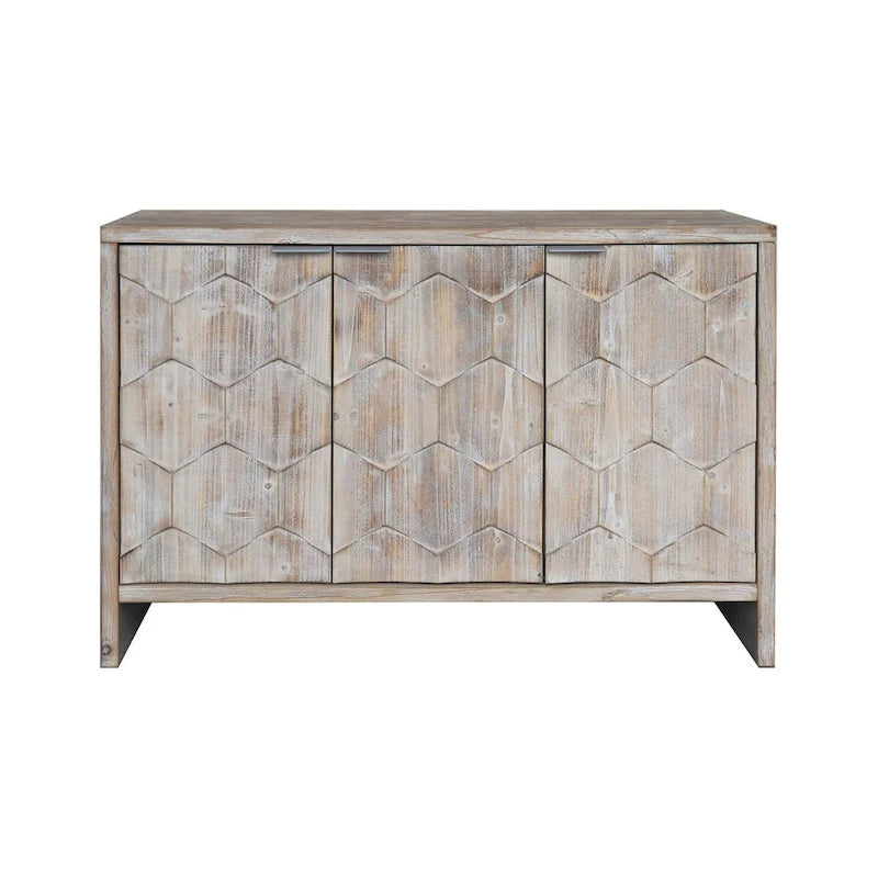 Armoire d'appoint style ferme, meuble en bois, buffet.