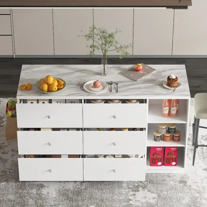 Bahut-buffet Mid-century en bois massif
