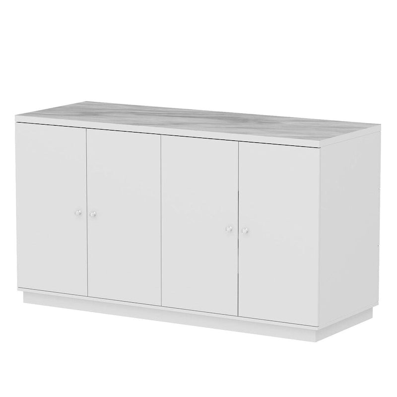 Bahut-buffet Mid-century en bois massif