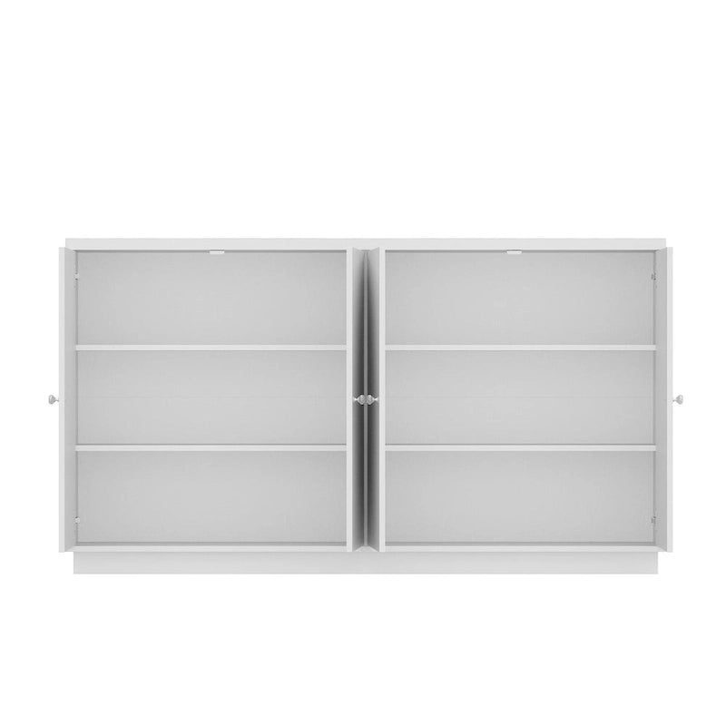 Bahut-buffet Mid-century en bois massif