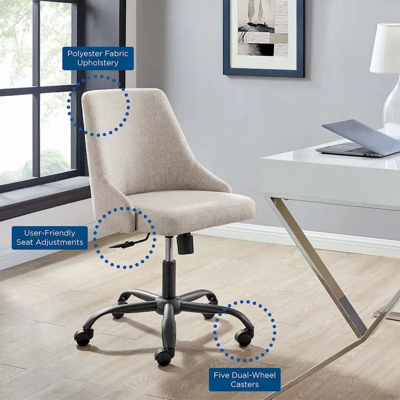 Fauteuil de bureau pivotant rembourré