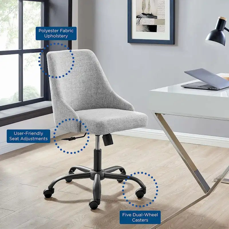 Fauteuil de bureau pivotant rembourré