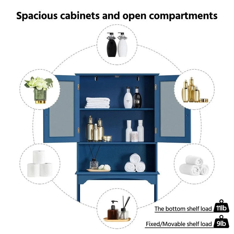 Meuble de Rangement au-dessus des Toilettes