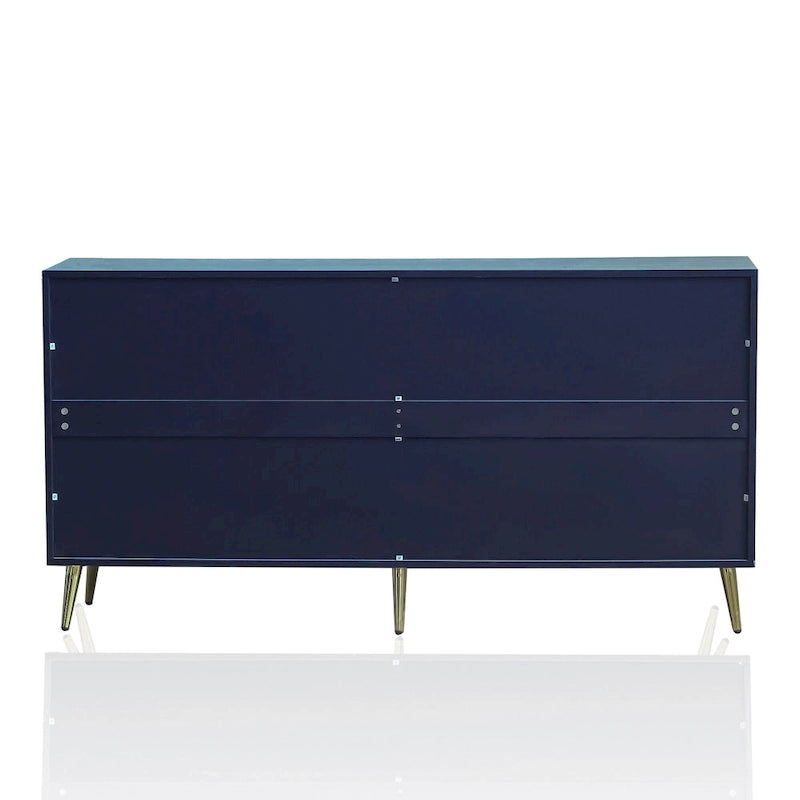 Armoire de rangement moderne en bois laqué 4 portes, pour le salon